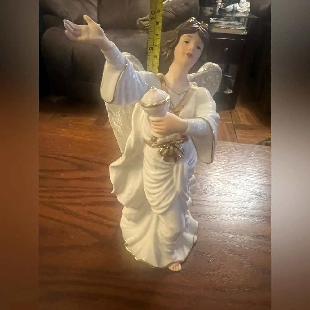 Elegant White Angel Figurine